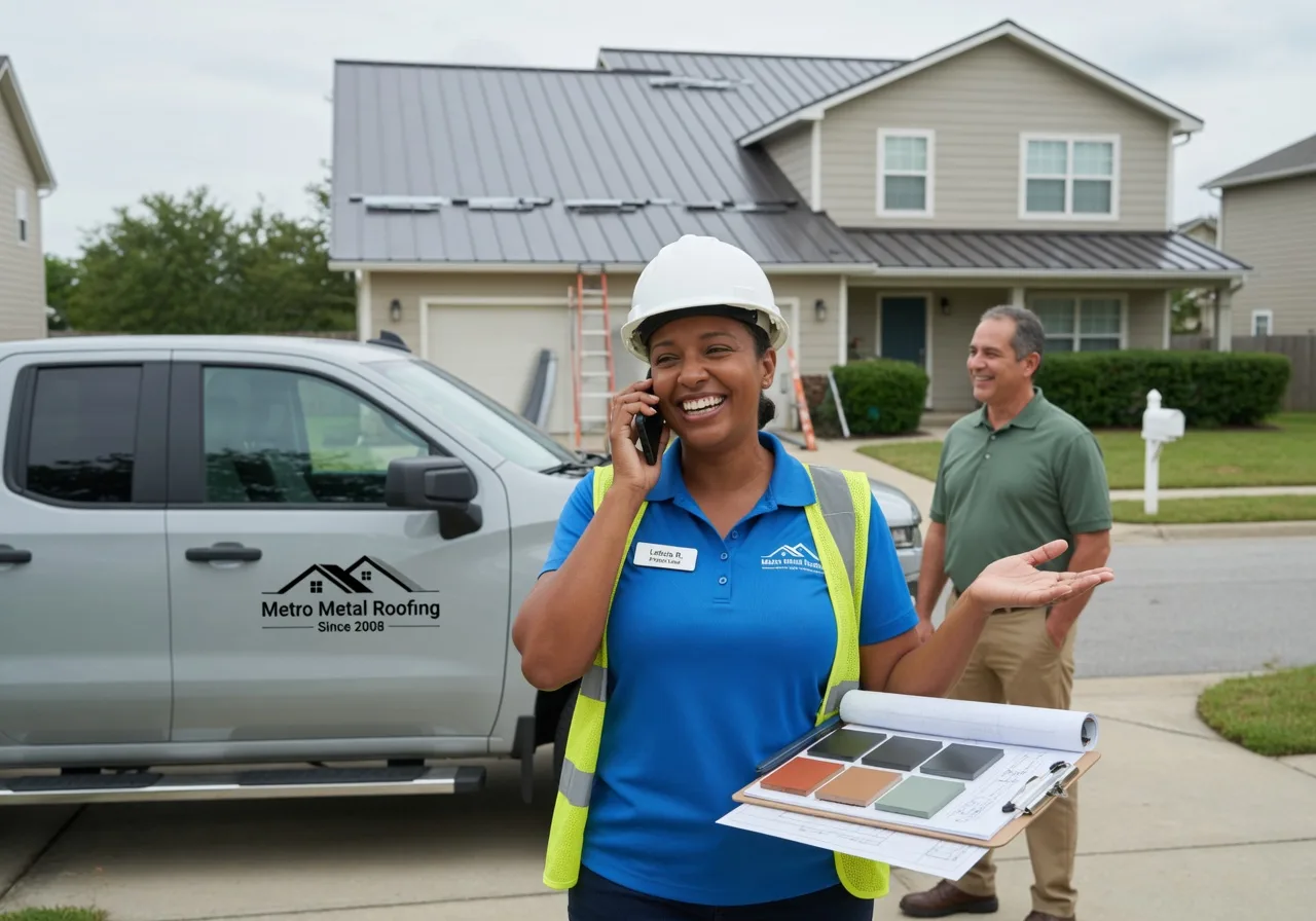 Storm Damage Metal Roof Repair in New London, MO